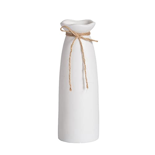 White Ceramic Flower Vase