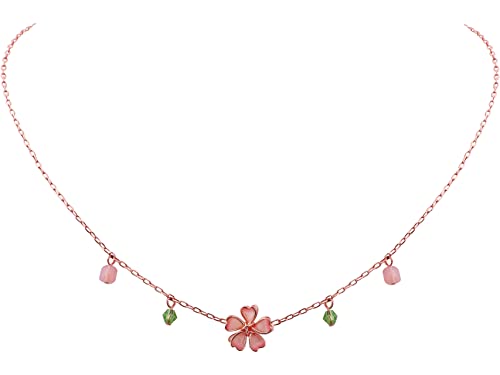 OJERRY Sakura Flower Necklace