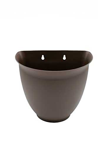 HC Companies 8 Inch Garden Wall Planter - Plastic Hanging Plant Pot