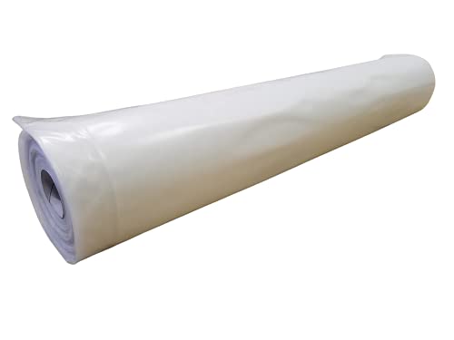 Clear Greenhouse Plastic Sheeting - Durable - UV Resistant - 8 mil - (26' x 20')