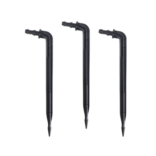 50 Pack 6" Inch Angled Drip Emitter Stake