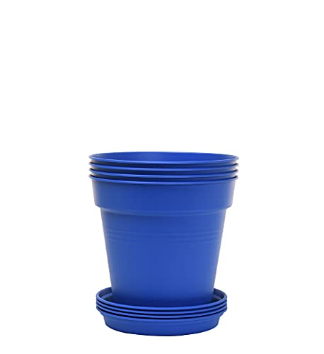 Mintra Home Garden Pots - Colorful and Durable Planters