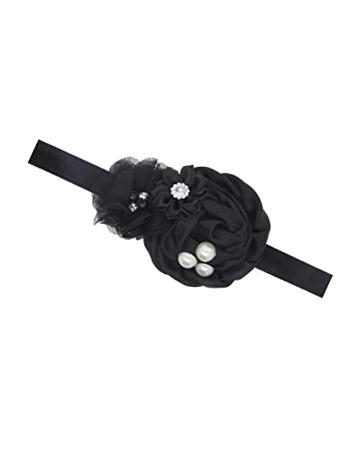 Baby Black Flower Headband - BBG100