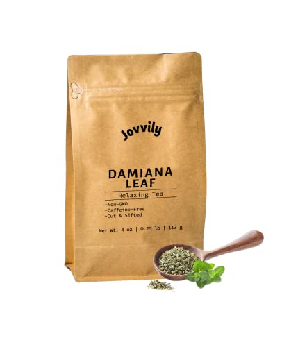 Jovvily Damiana Leaf - 4 oz - Herbal Tea - Non-GMO