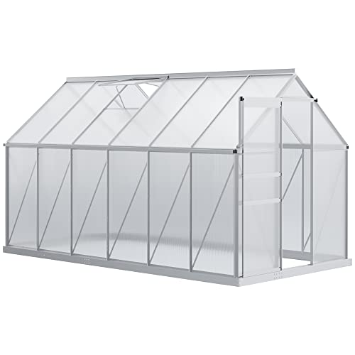 Outsunny 12' x 6' Aluminum Greenhouse