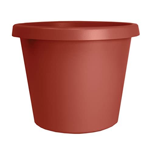 HC Companies 10 Inch Round Prima Planter - Plastic Plant Pot