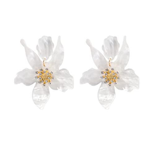 Chic Flower Statement Earrings: Enhance Your Beauty with Boho Style