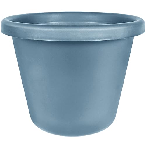 HC Companies 14 Inch Round Planter - Plastic Plant Pot