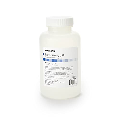 McKesson Sterile Water, 250mL - 24 Pack