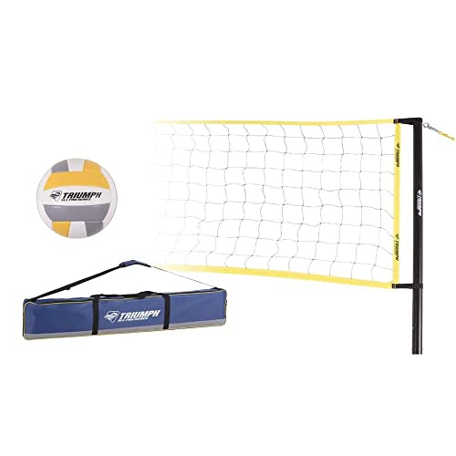 Triumph Sports Volleyball Set - Volleyball/Badminton Set
