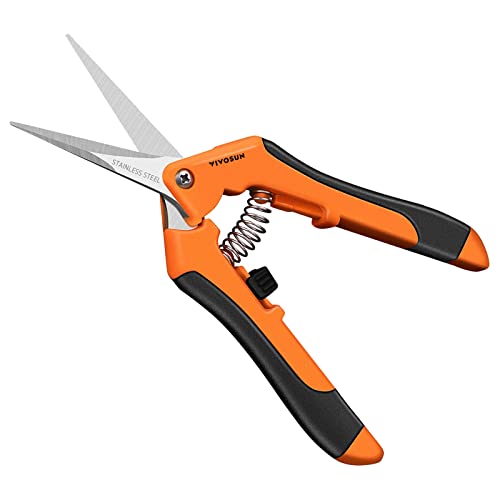 VIVOSUN 6.5 Inch Gardening Scissors Hand Pruner