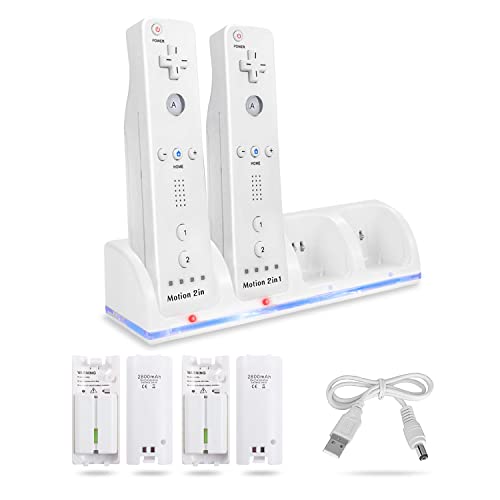 Charging Station for Wii Remote Controller with Battery Packs