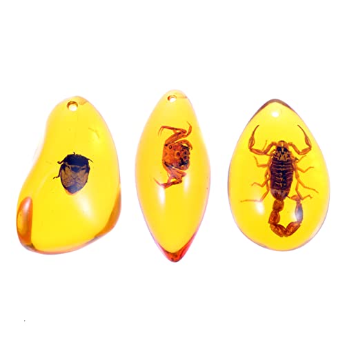 ULTNICE Amber Insect Specimens Pendant