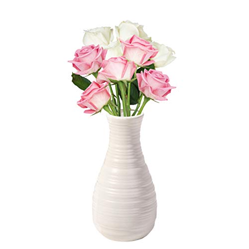 Unbreakable Ceramic Look Vase for Home Decor