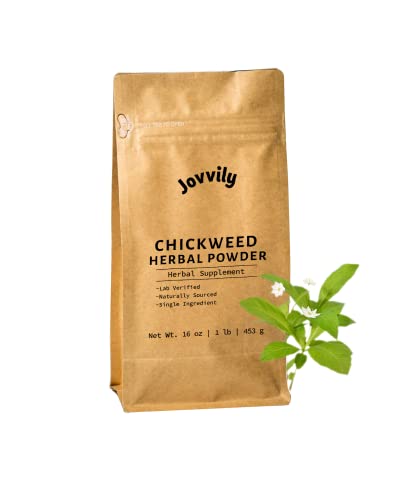 Jovvily Chickweed Herb - Traditional Supplement - 1lb - Gluten-Free