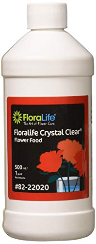 Floralife Crystal Clear Flower Food 300 Liquid - Extend the Life of Your Cut Flowers