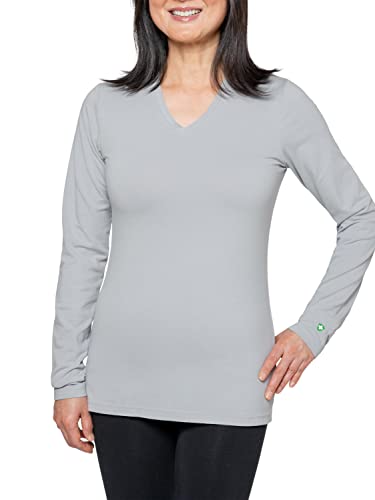 Insect Shield Women's Long Sleeve V-Neck T-Shirt - Bug Repellent & UV Protection