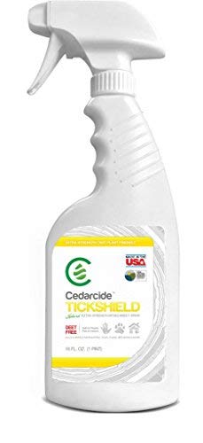 Cedarcide Tickshield Extra-Strength | Natural Tick & Mosquito Repellent Spray