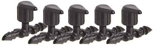 Orbit 1/4" Barb Drip Irrigation Drip Manual Shut-Off Valve Coupling, 5-Pack