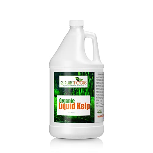 Organic Kelp Fertilizer - Liquid Kelp Concentrate for Gardens and Lawns