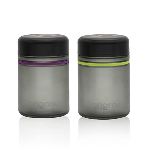 ONGROK Glass Storage Jar - 2 Pack