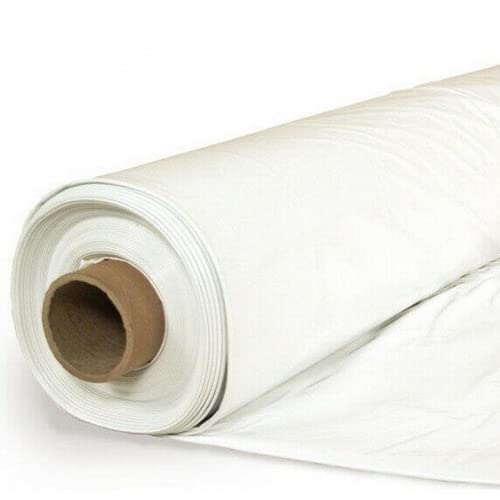 White Greenhouse Plastic Sheeting - 6 mil - (25' x 12')