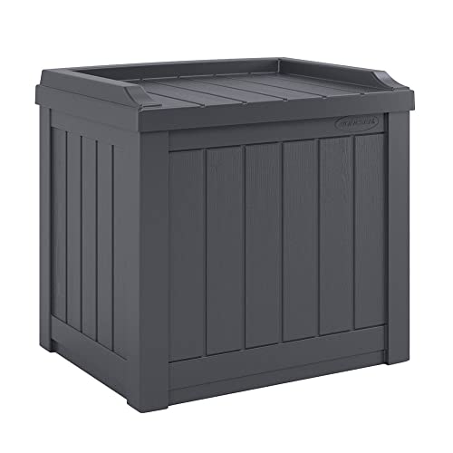 Suncast 22 Gallon Storage Deck Box with Bench Seat