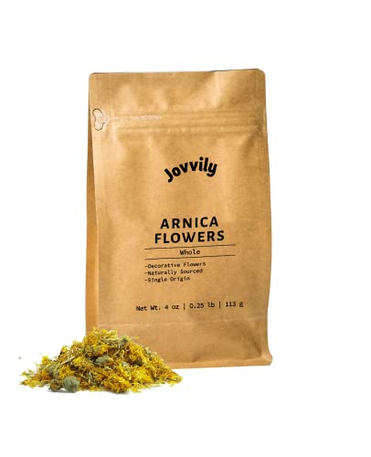 Jovvily Arnica Flowers - Dried Whole Flowers - Decorative Flowers