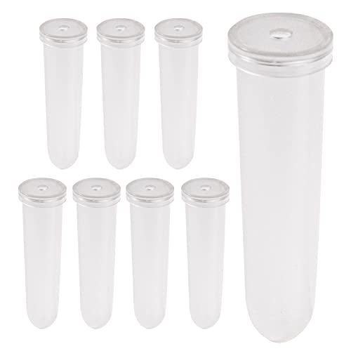 8-Pack FAT CAT Large Floral Tubes with Flat Lids