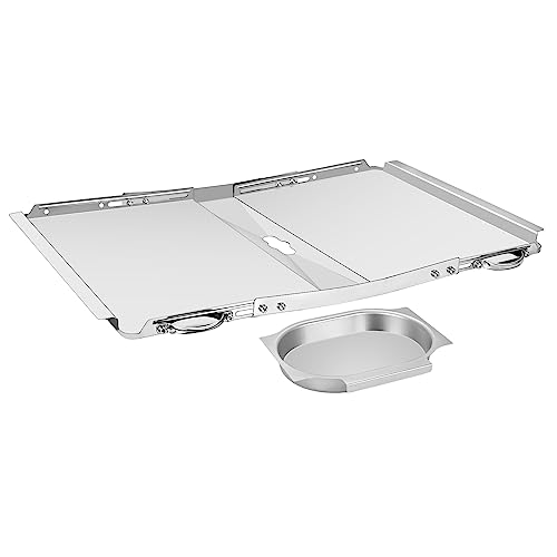 Adjustable Grill Grease Tray with Catch Pan