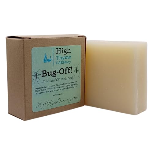 Bug-Off! All-Natural Citronella Soap - Effective Bug Protection for Camping