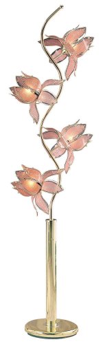 Ore International Flower Floor Lamp