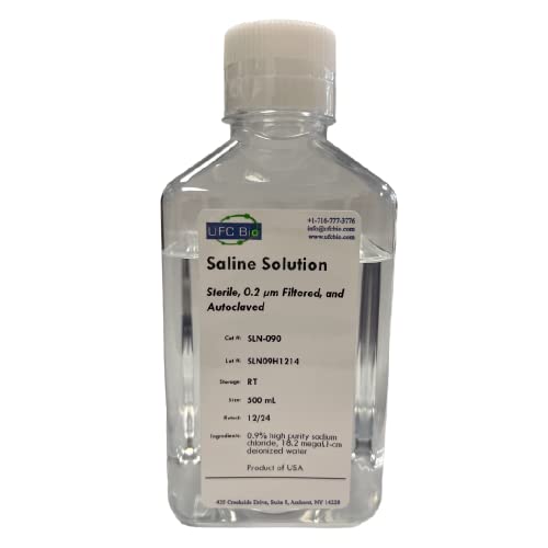 0.9% Saline Solution - Sterile - 500 mL