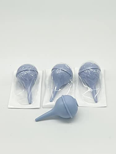 Soft Sterile Ear Bulb Rubber Hand Squeeze Baby Bulb Suction Sucker - 4 Pack