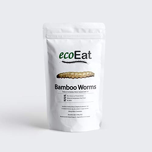 ecoEat Edible Bamboo Worms - Nutritious Bug Snack Food Gifts