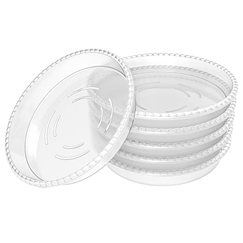 FUTED 6 Pack Clear Plant Saucer