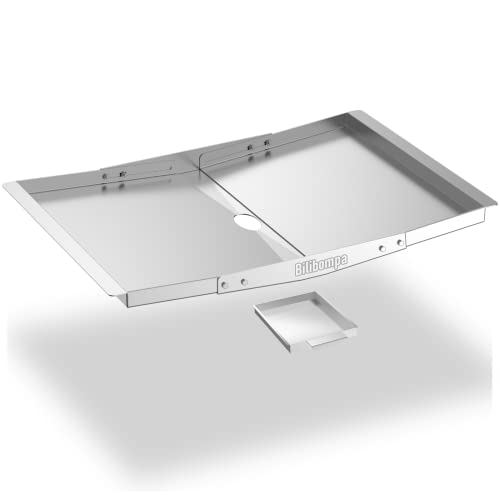 Adjustable Stainless Steel Grill Grease Tray