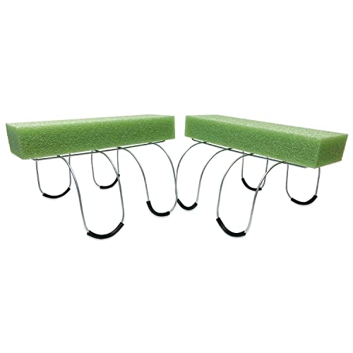 Wire Rustproof Gravestone Saddle with Foam - 2 Pack