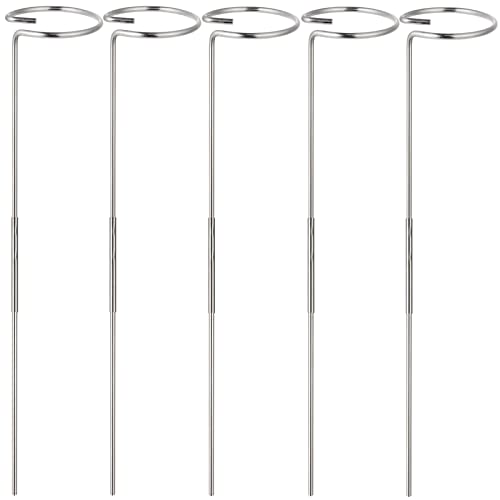 30 Inch Plant Stakes for Flowers - 5 Pack