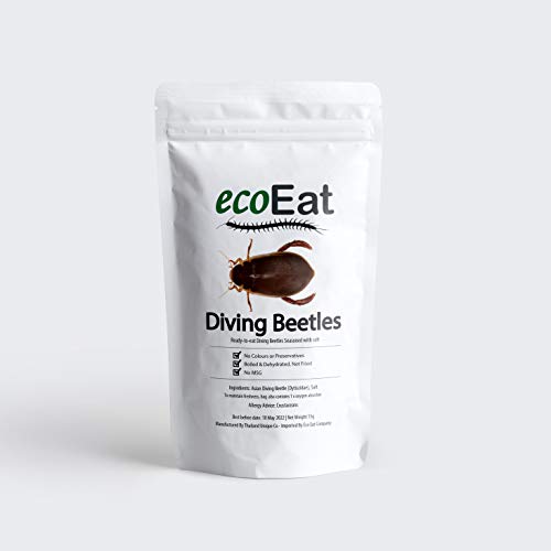 ecoEat Edible Insects Dehydrated Diving Beetles