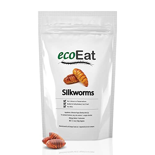 ecoEat Edible Insects Silkworms - Snack Food Gifts