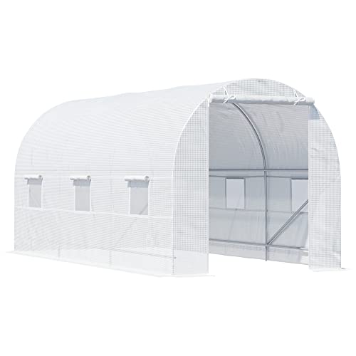 Outsunny Walk-in Tunnel Greenhouse