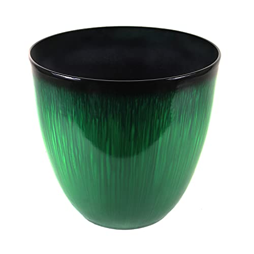 Green Egg Shaped Planter - Modern Indoor & Outdoor Decorative Flower Pot/Box