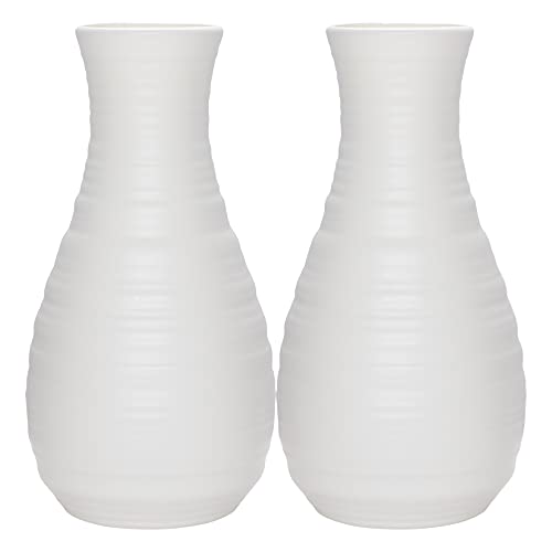 Unbreakable Ceramic Look Flower Vase
