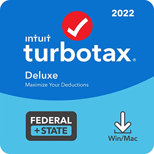 TurboTax Deluxe 2022 Tax Software