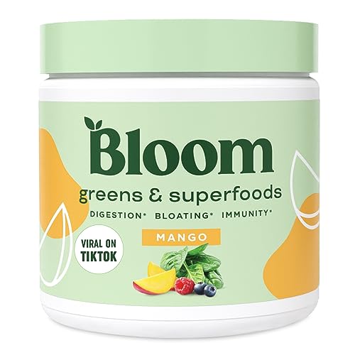 Bloom Nutrition Mango Super Greens Powder