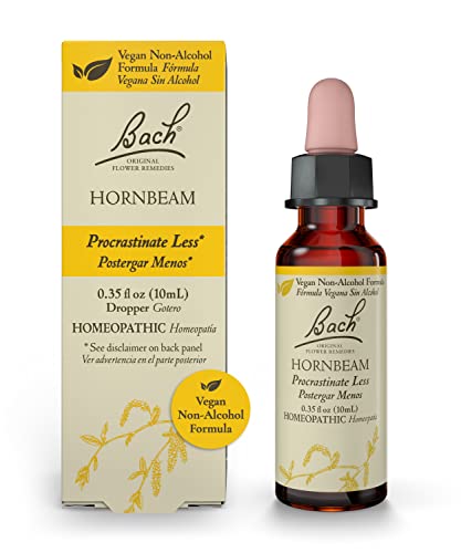 Bach Original Flower Remedies for Procrastination (Non-Alcohol Formula)