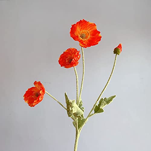 Silk Poppy Flowers for Beautiful Floral Arrangements