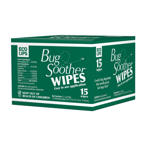 Bug Soother Wipes - Natural Insect Repellent - 100% DEET-Free