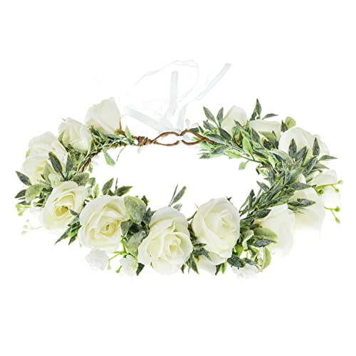 Floral Headpiece Garland Halo Maternity Photo Shoot Flower Crown